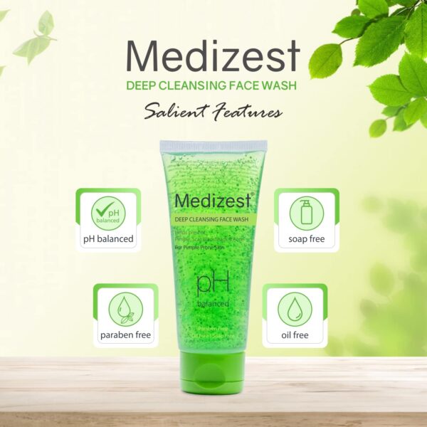 Medizest Deep Cleansing Facewash - 100 ml - Image 4