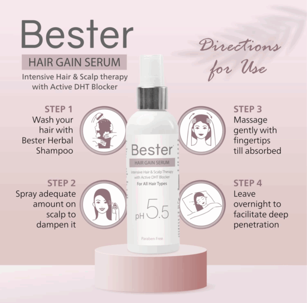 Bester Hair Gain Serum - 100 ml - Image 3