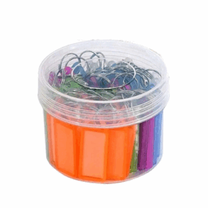Silvi Coloured Key Rings - 50 pcs