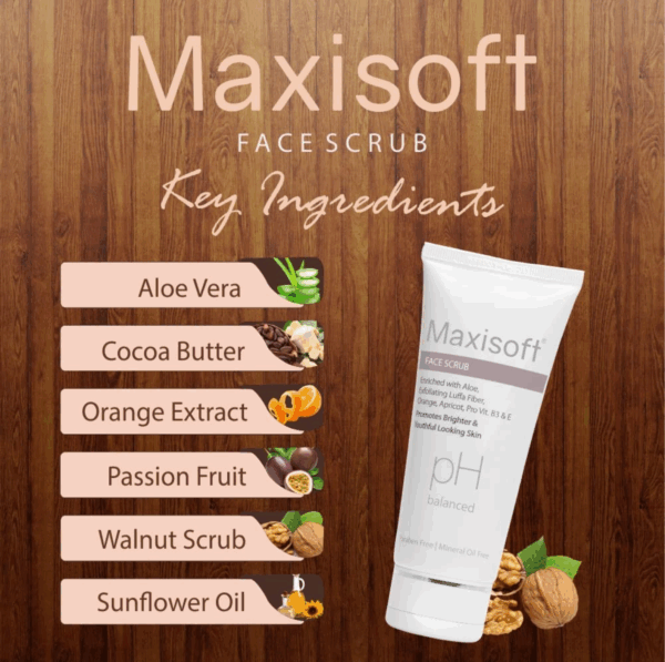 Maxisoft Face Scrub - 100 gm - Image 3