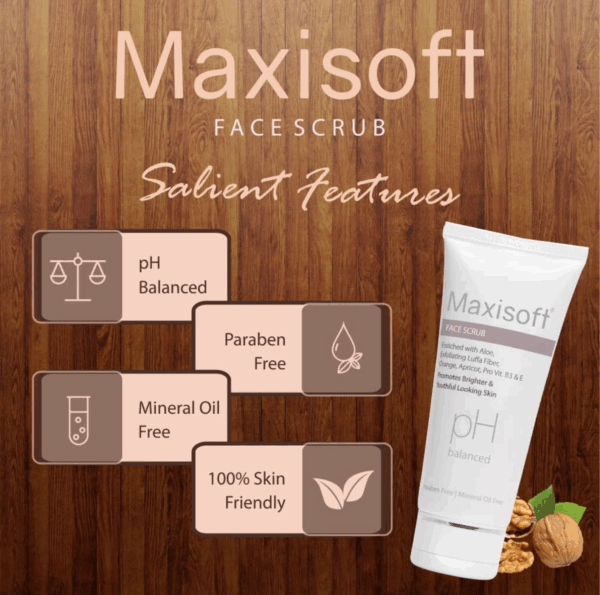 Maxisoft Face Scrub - 100 gm - Image 2