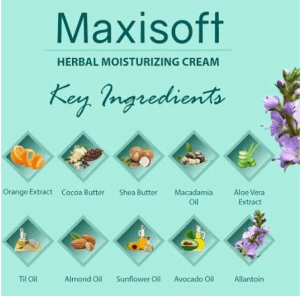 Maxisoft Herbal Moisturizing Cream - 50 gm - Image 4