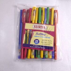 Surya Softline Ball Pen - Pack of 20